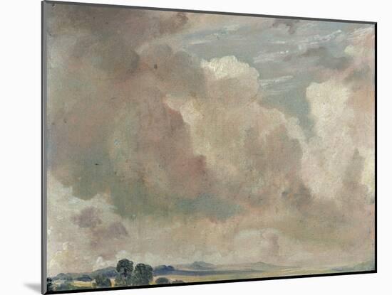 Study of Clouds, 1825-John Constable-Mounted Giclee Print