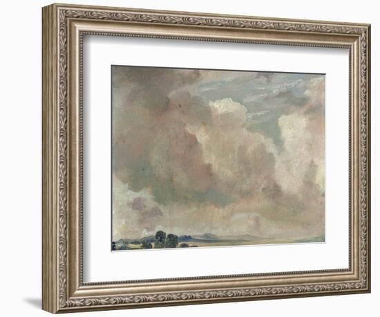 Study of Clouds, 1825-John Constable-Framed Giclee Print