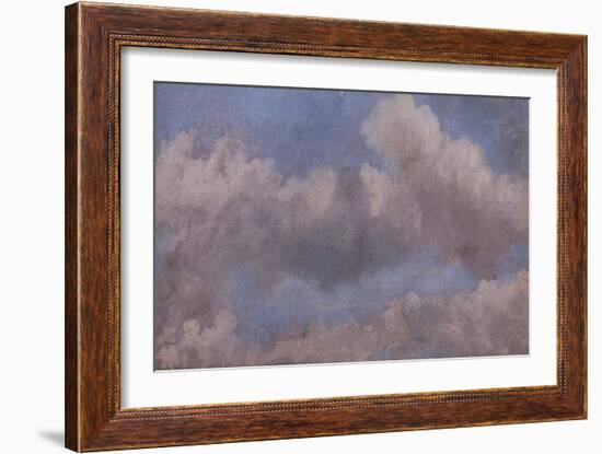 Study of Clouds, C.1821 (Oil on Paper)-John Constable-Framed Giclee Print