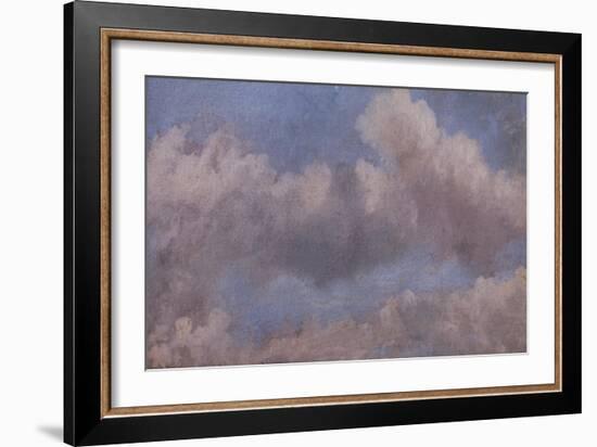 Study of Clouds, C.1821 (Oil on Paper)-John Constable-Framed Giclee Print