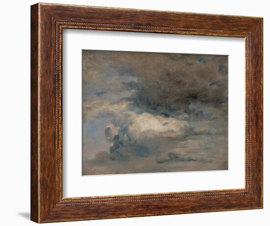 Study of Clouds - Evening, August 31St, 1822 (Oil on Paper)-John Constable-Framed Giclee Print