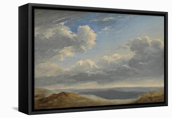 Study of Clouds over the Roman Campagna C.1782-85-Pierre Henri de Valenciennes-Framed Premier Image Canvas