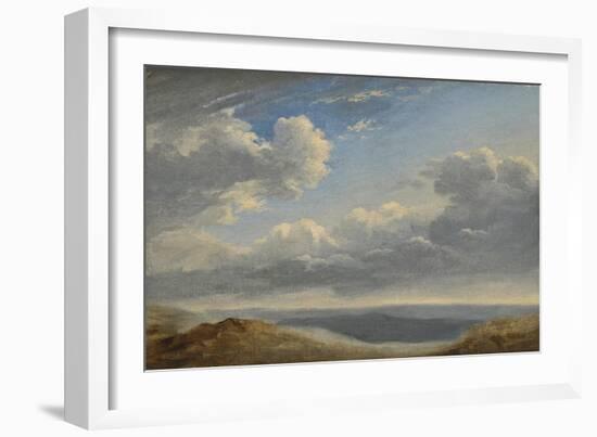 Study of Clouds over the Roman Campagna C.1782-85-Pierre Henri de Valenciennes-Framed Giclee Print