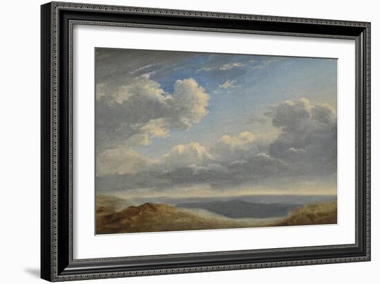 Study of Clouds over the Roman Campagna C.1782-85-Pierre Henri de Valenciennes-Framed Giclee Print