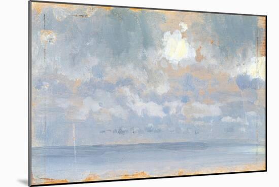 Study of Clouds (Studio Di Nubi)-Giuseppe De Nittis-Mounted Giclee Print