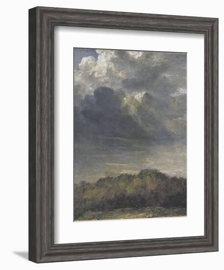 Study of Clouds-George Frederic Watts-Framed Giclee Print