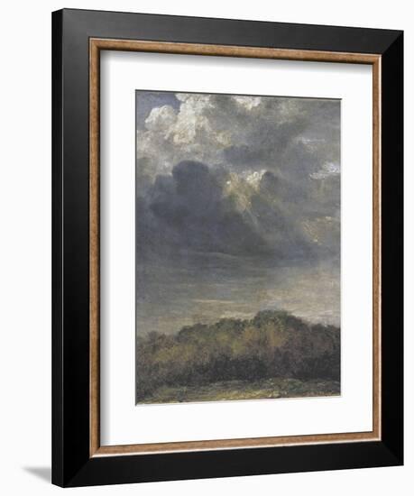 Study of Clouds-George Frederic Watts-Framed Giclee Print