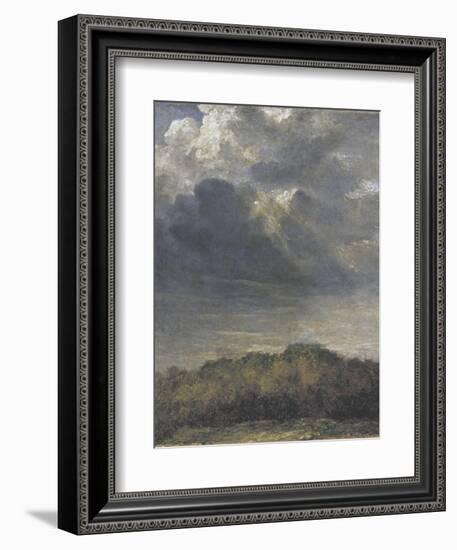 Study of Clouds-George Frederic Watts-Framed Giclee Print