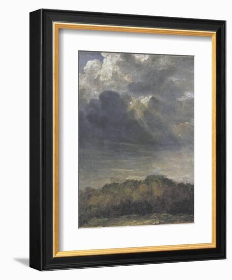 Study of Clouds-George Frederic Watts-Framed Giclee Print