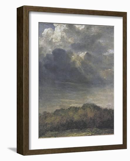 Study of Clouds-George Frederic Watts-Framed Giclee Print