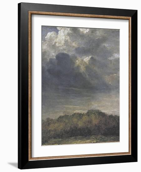 Study of Clouds-George Frederic Watts-Framed Giclee Print