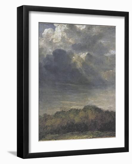 Study of Clouds-George Frederic Watts-Framed Giclee Print