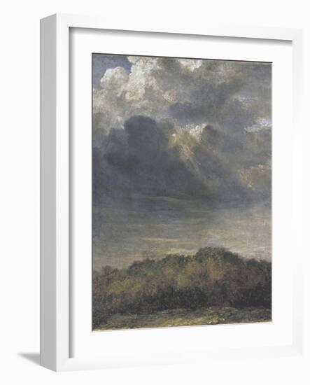 Study of Clouds-George Frederic Watts-Framed Giclee Print