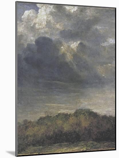 Study of Clouds-George Frederic Watts-Mounted Giclee Print