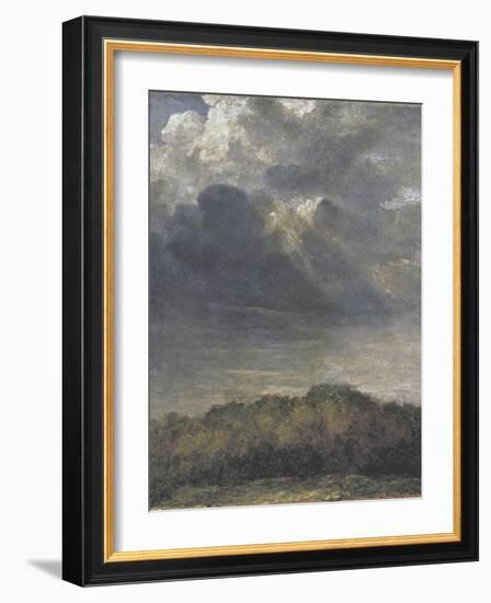 Study of Clouds-George Frederic Watts-Framed Giclee Print