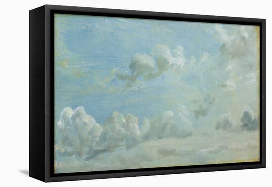 Study of Cumulus Clouds, 1822 (Oil on Paper Laid Down on Panel)-John Constable-Framed Premier Image Canvas