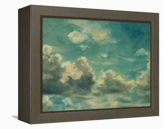 Study of Cumulus Clouds-John Constable-Framed Premier Image Canvas