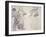 Study of Dancers; Etude De Danseuses-Edgar Degas-Framed Giclee Print