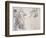 Study of Dancers-Edgar Degas-Framed Giclee Print