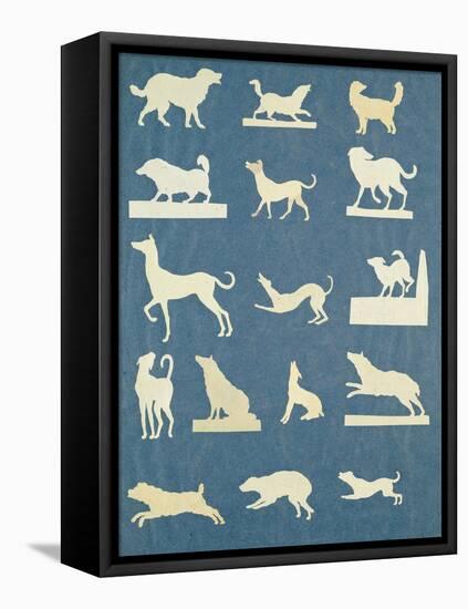 Study of Dogs-Philipp Otto Runge-Framed Premier Image Canvas