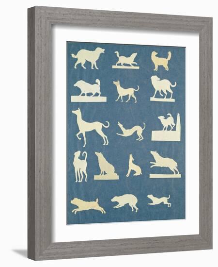 Study of Dogs-Philipp Otto Runge-Framed Giclee Print