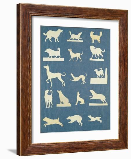 Study of Dogs-Philipp Otto Runge-Framed Giclee Print