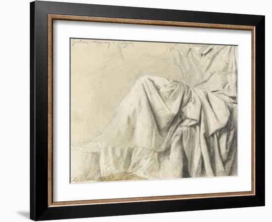 Study of Drapery for Odysseus Recognized by Eurycleia-Gustave Moreau-Framed Giclee Print