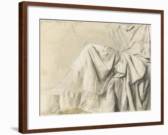 Study of Drapery for Odysseus Recognized by Eurycleia-Gustave Moreau-Framed Giclee Print