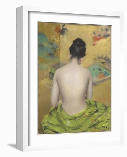 Study of Flesh Colour and Gold, 1888-William Merritt Chase-Framed Giclee Print