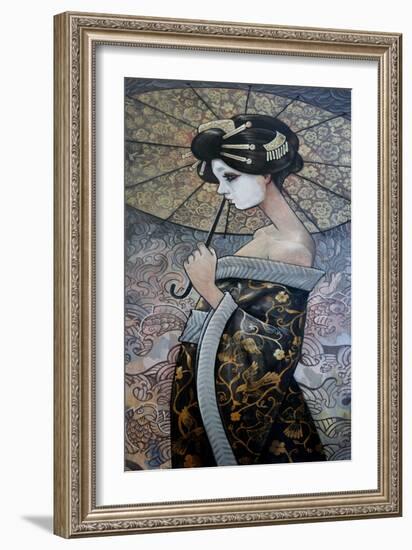 Study of Grace-Aaron Jasinski-Framed Art Print