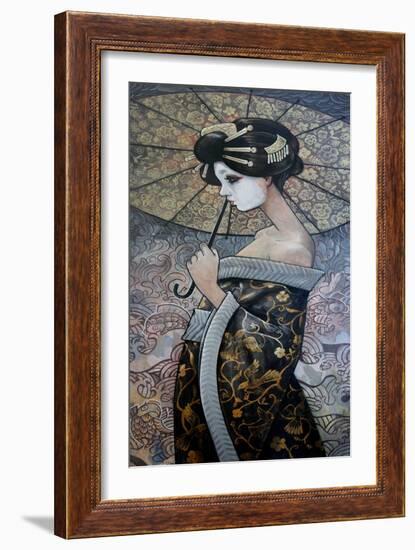 Study of Grace-Aaron Jasinski-Framed Art Print