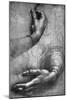 Study of Hands, 15th Century-Leonardo da Vinci-Mounted Giclee Print