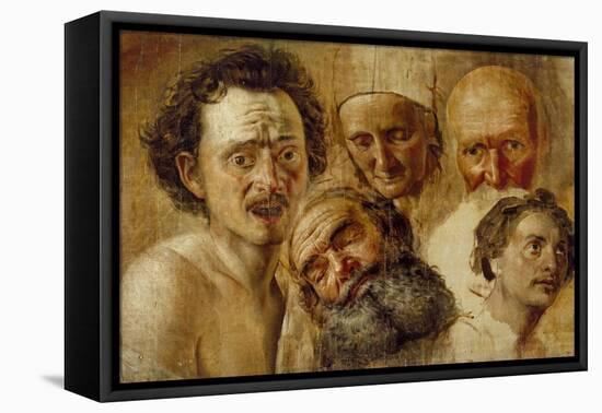 Study of Heads, C. 1830-Aleksandr Andreevich Ivanov-Framed Premier Image Canvas