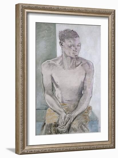 Study of Henry Thomas-Glyn Warren Philpot-Framed Giclee Print