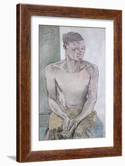 Study of Henry Thomas-Glyn Warren Philpot-Framed Giclee Print