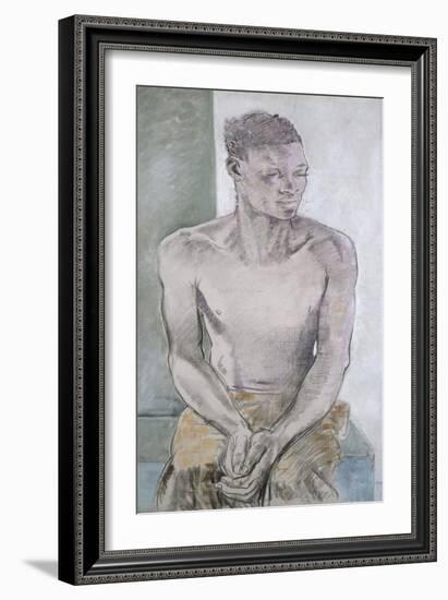 Study of Henry Thomas-Glyn Warren Philpot-Framed Giclee Print