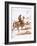 Study of Horses and Joc-Gustave Moreau-Framed Art Print