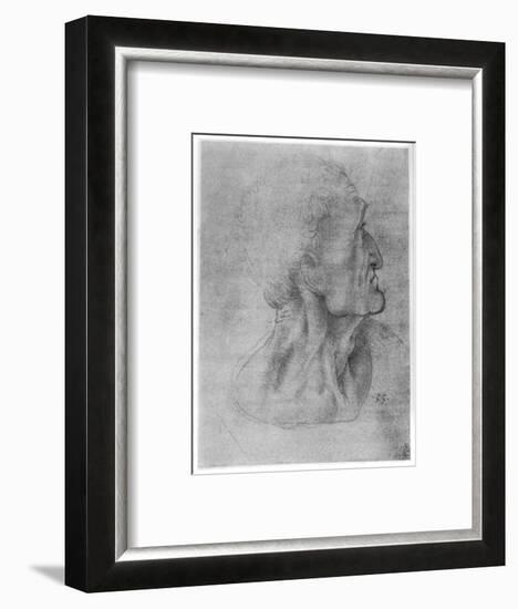 Study of Judas for the Last Supper, C1495-Leonardo da Vinci-Framed Giclee Print