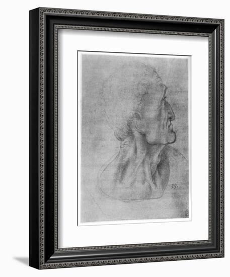 Study of Judas for the Last Supper, C1495-Leonardo da Vinci-Framed Giclee Print