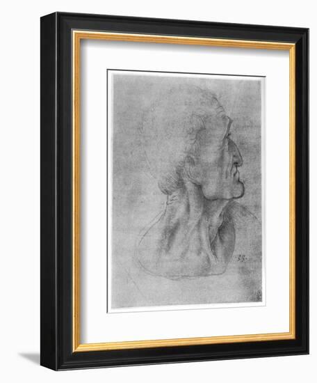 Study of Judas for the Last Supper, C1495-Leonardo da Vinci-Framed Giclee Print