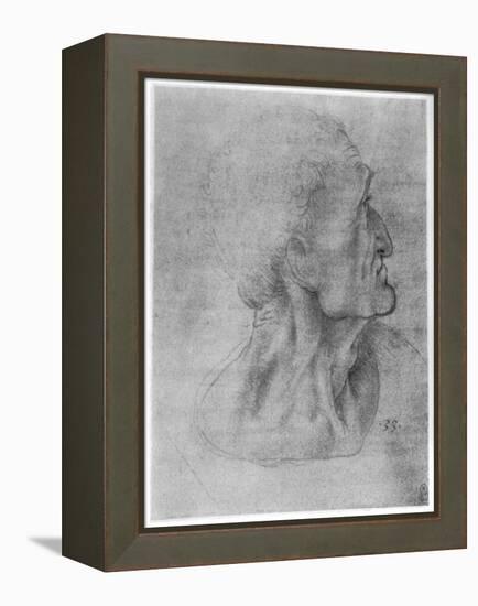 Study of Judas for the Last Supper, C1495-Leonardo da Vinci-Framed Premier Image Canvas