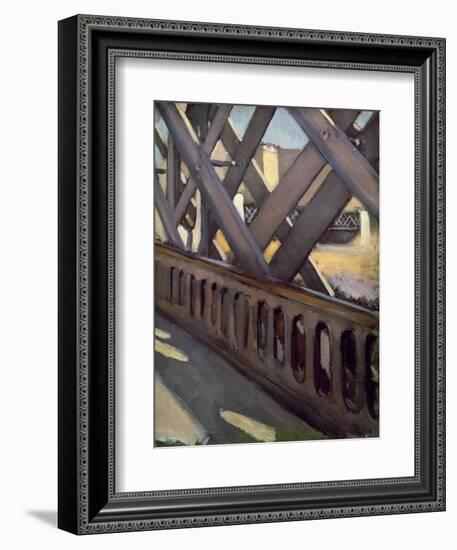 Study of Le Pont De L'Europe, 1876-Gustave Caillebotte-Framed Giclee Print