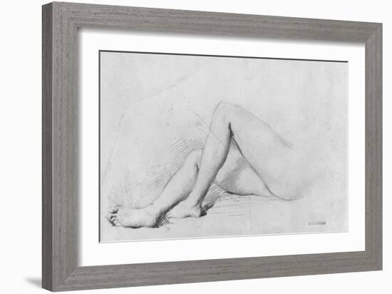 Study of Legs-Theodore Chasseriau-Framed Giclee Print