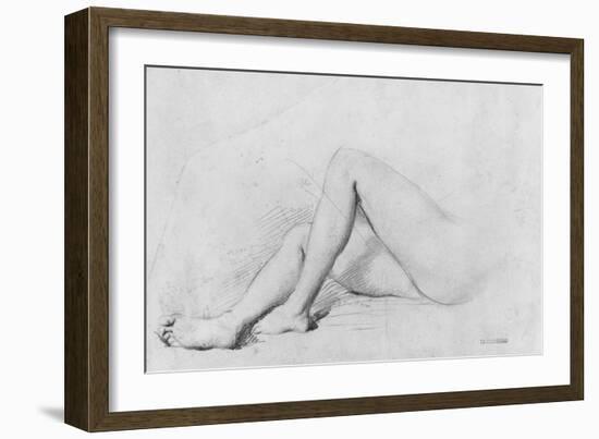 Study of Legs-Theodore Chasseriau-Framed Giclee Print