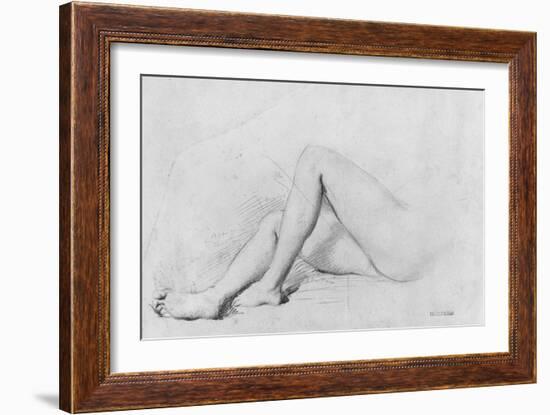 Study of Legs-Theodore Chasseriau-Framed Giclee Print