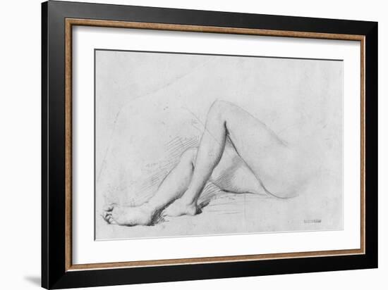 Study of Legs-Theodore Chasseriau-Framed Giclee Print