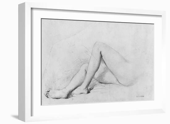 Study of Legs-Theodore Chasseriau-Framed Giclee Print