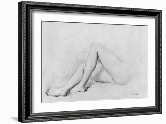 Study of Legs-Theodore Chasseriau-Framed Giclee Print