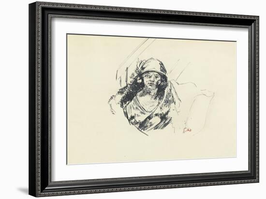 Study of Miss Fairfax-Walter Richard Sickert-Framed Giclee Print