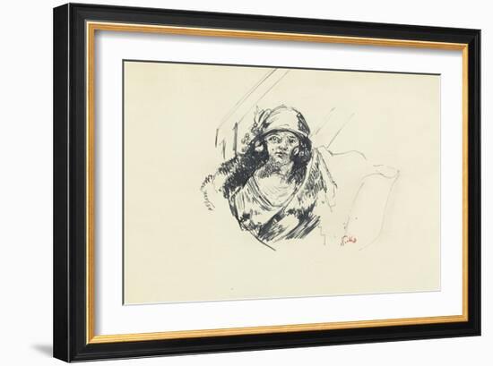 Study of Miss Fairfax-Walter Richard Sickert-Framed Giclee Print